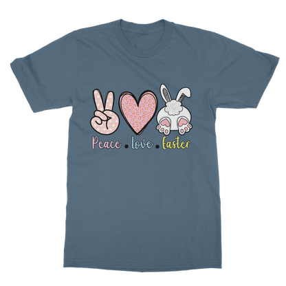 PEACE LOVE EASTER Classic Adult T-Shirt - DirectlyPersonalised