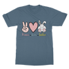 PEACE LOVE EASTER Classic Adult T-Shirt