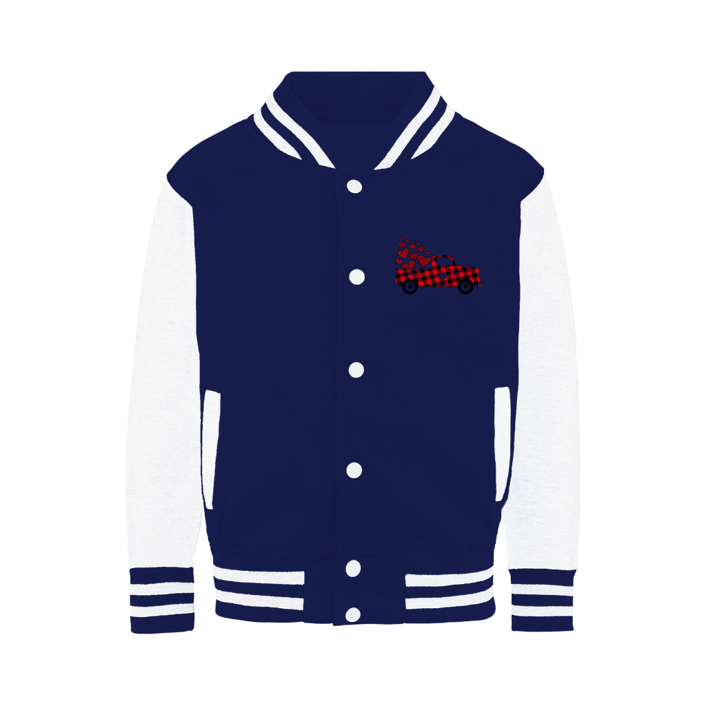 Love Truck Varsity Jacket - DirectlyPersonalised
