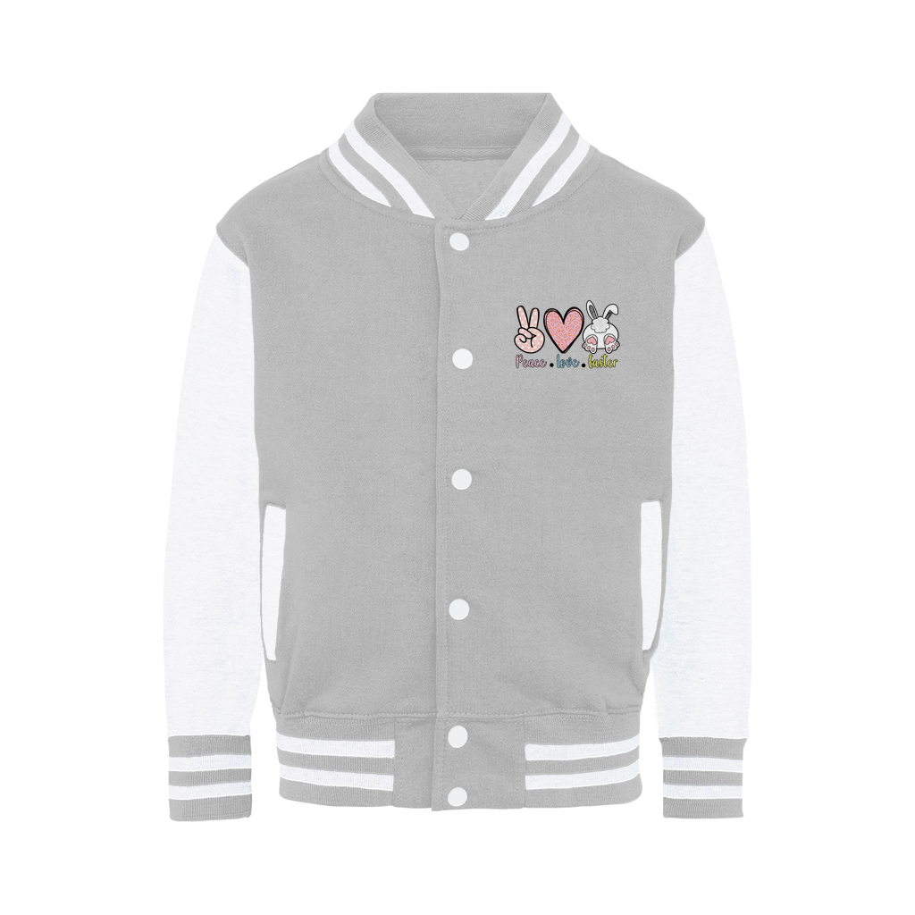 PEACE LOVE EASTER Varsity Jacket - DirectlyPersonalised