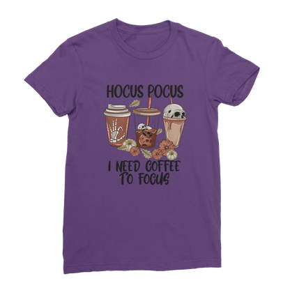 HOCUS POCUS -COFFEE DESIGN Classic Women's T-Shirt - DirectlyPersonalised