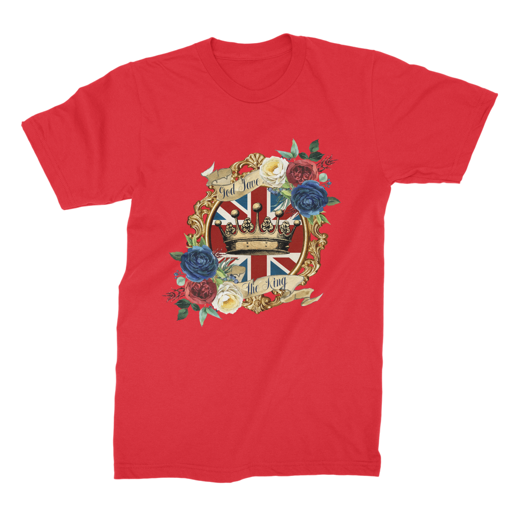GOD SAVE THE KING Premium Jersey Men's T-Shirt - DirectlyPersonalised