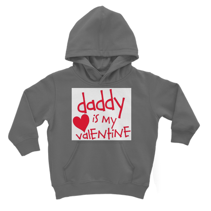 Daddy's my Valentine Classic Kids Hoodie - DirectlyPersonalised