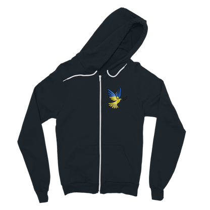 SUPPORT FOR UKRAINE Classic Adult Zip Hoodie - DirectlyPersonalised