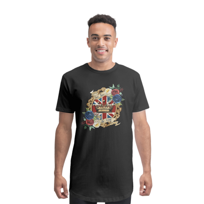 GOD SAVE THE KING Premium Long Body T-Shirt - DirectlyPersonalised