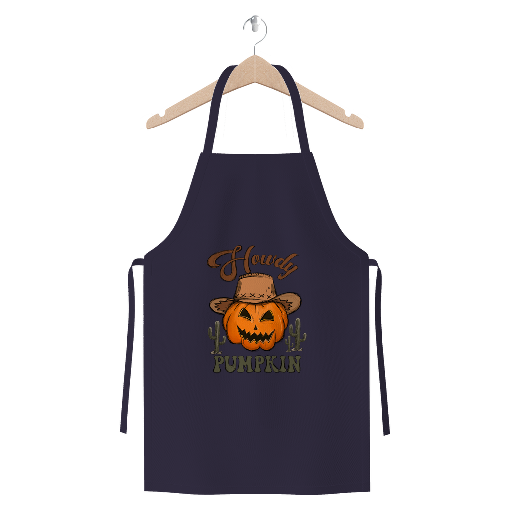 HOWDY PUMPKIN Premium Jersey Apron - DirectlyPersonalised