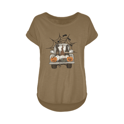 LETS GET SPOOKY Women's Long Slub T-Shirt XS-5XL - DirectlyPersonalised