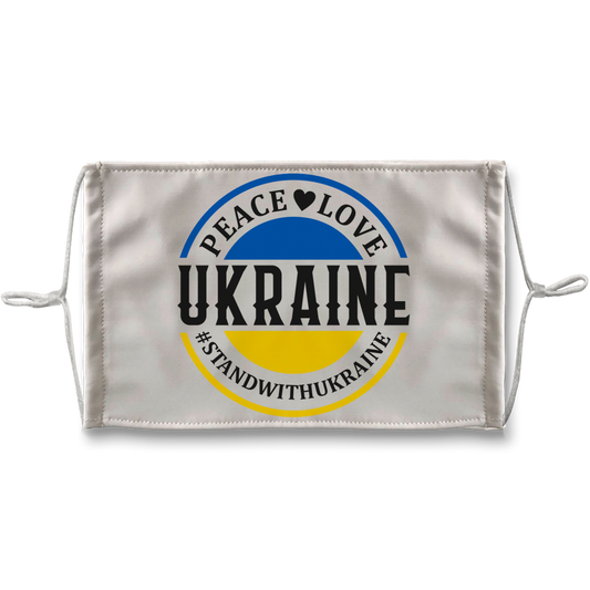 STAND WITH UKRAINE Sublimation Face Mask - DirectlyPersonalised