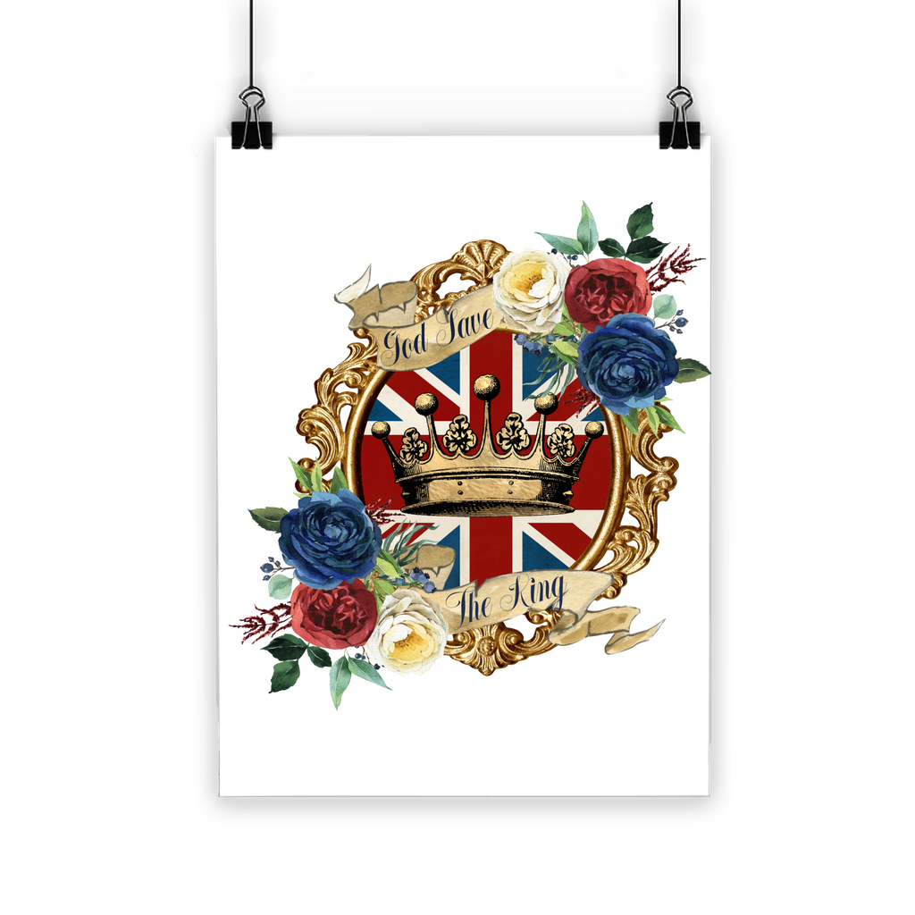 GOD SAVE THE KING Classic Poster - DirectlyPersonalised