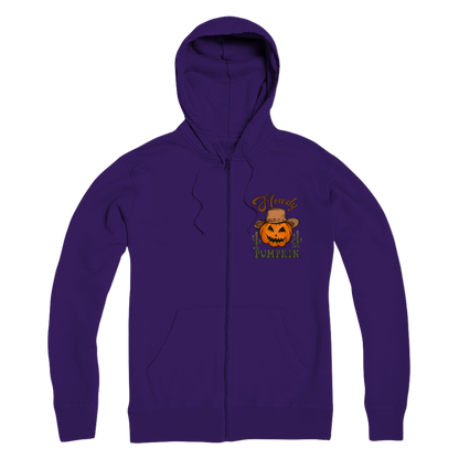 HOWDY PUMPKIN Premium Adult Zip Hoodie - DirectlyPersonalised