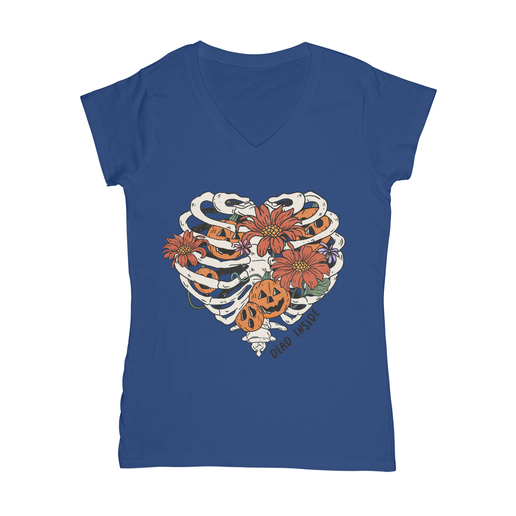 RIB CAGE Classic Women's V-Neck T-Shirt - DirectlyPersonalised