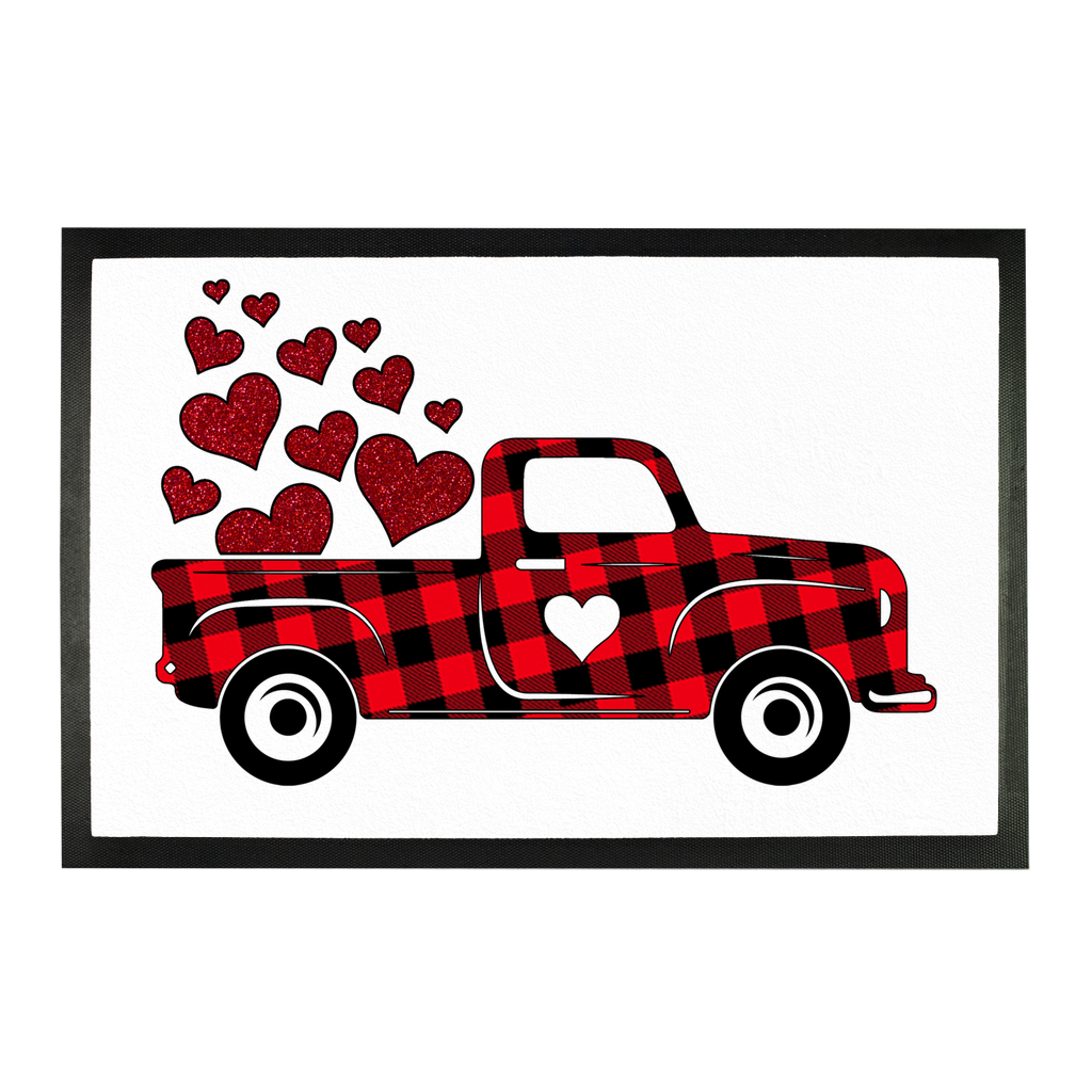 Love Truck Sublimation Doormat - DirectlyPersonalised