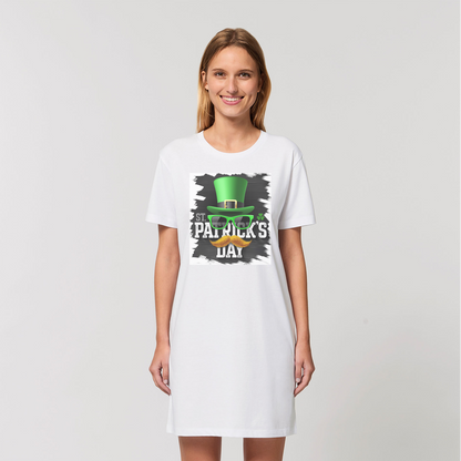St Patricks Day Organic T-Shirt Dress - DirectlyPersonalised