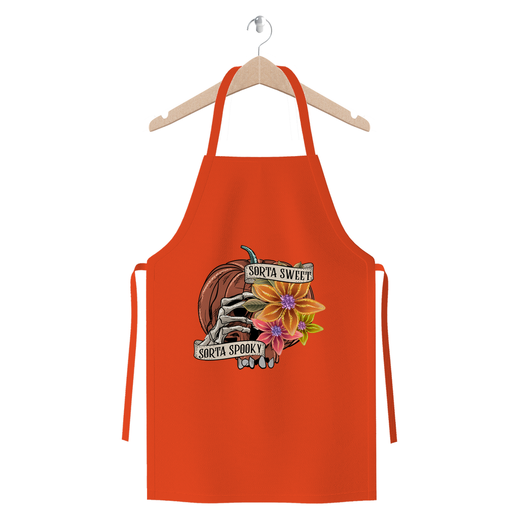 SORTA SWEET - SORTA SPOOKY Premium Jersey Apron - DirectlyPersonalised