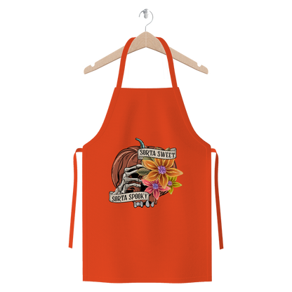 SORTA SWEET - SORTA SPOOKY Premium Jersey Apron - DirectlyPersonalised