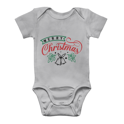 Merry Christmas Classic Baby Onesie Bodysuit
