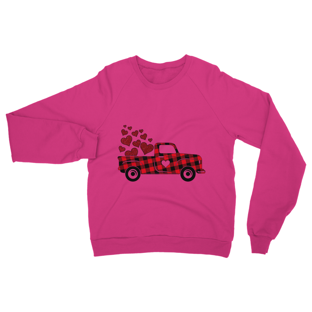Love Truck Classic Adult Sweatshirt - DirectlyPersonalised