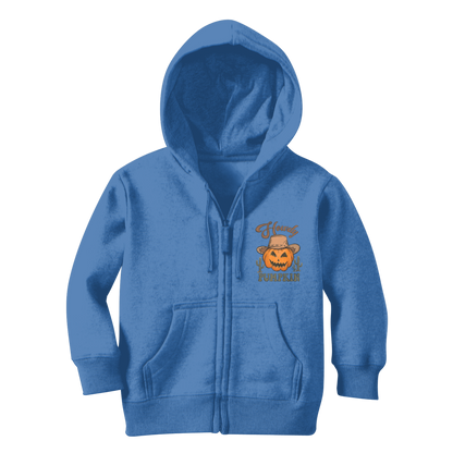 HOWDY PUMPKIN Classic Kids Zip Hoodie - DirectlyPersonalised