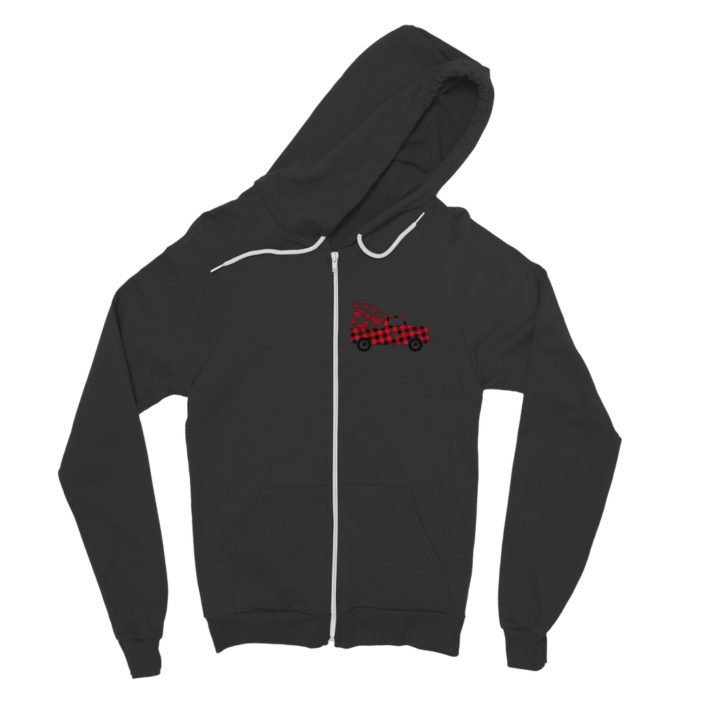 Love Truck Classic Adult Zip Hoodie - DirectlyPersonalised