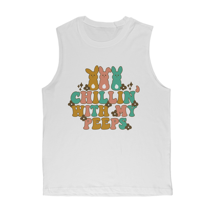 Chillin with my peeps Classic Adult Muscle Top - DirectlyPersonalised