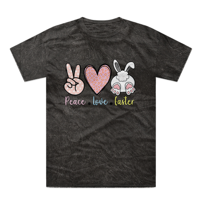 PEACE LOVE EASTER Tie-Dye T-Shirt - DirectlyPersonalised