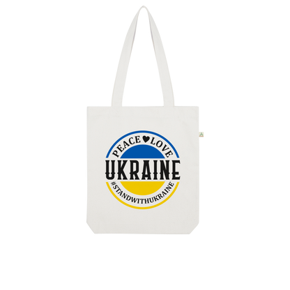STAND WITH UKRAINE Organic Tote Bag - DirectlyPersonalised