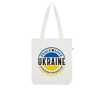 STAND WITH UKRAINE Organic Tote Bag