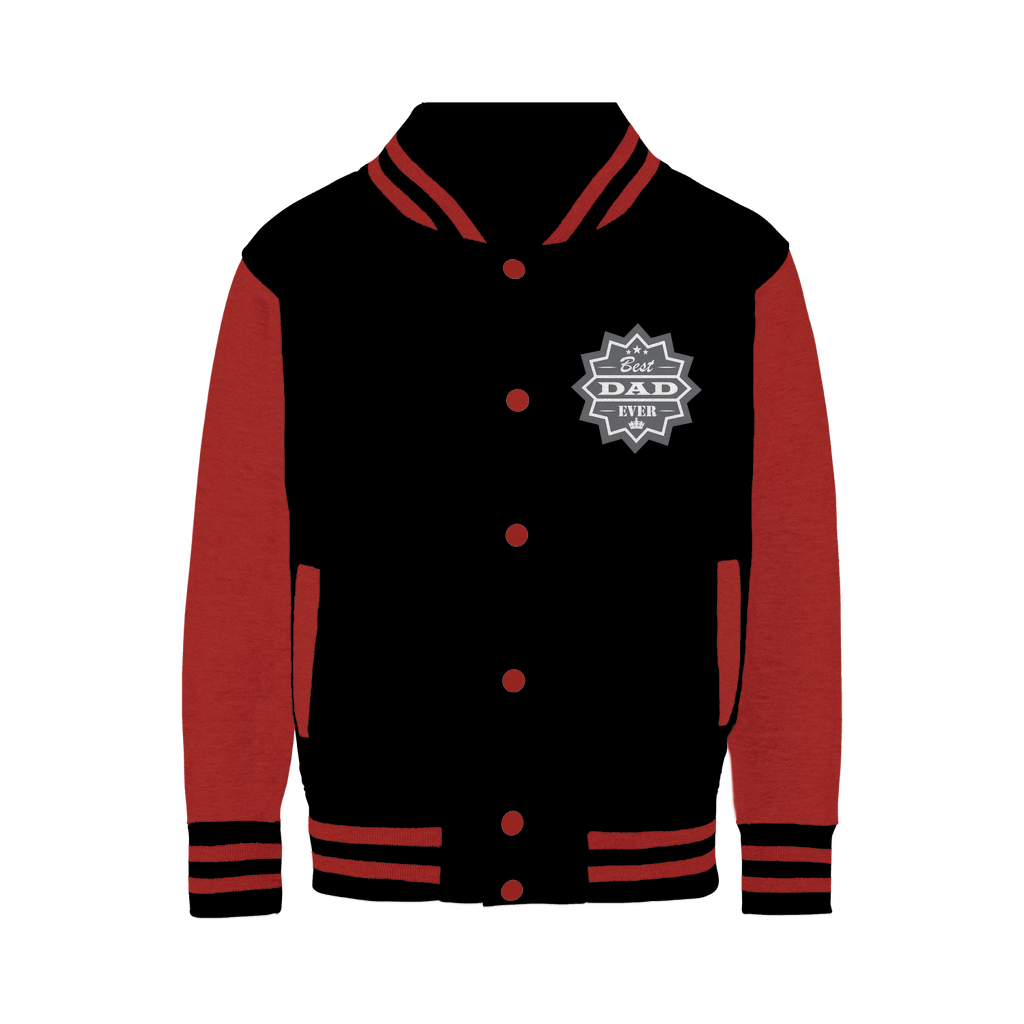 Best Dad Ever Varsity Jacket - DirectlyPersonalised