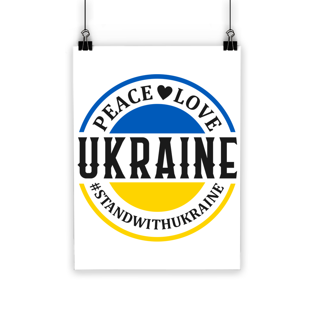 STAND WITH UKRAINE Classic Poster - DirectlyPersonalised