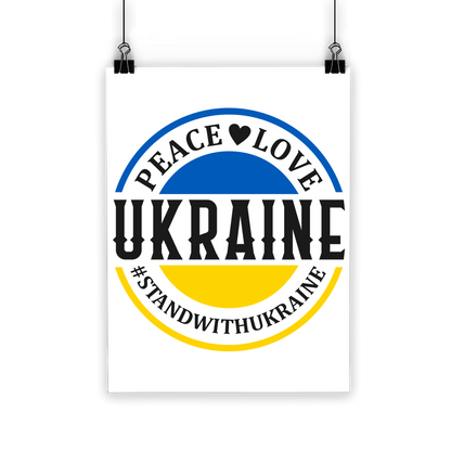 STAND WITH UKRAINE Classic Poster - DirectlyPersonalised
