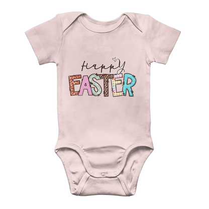 Happy Easter Classic Baby Onesie Bodysuit - DirectlyPersonalised