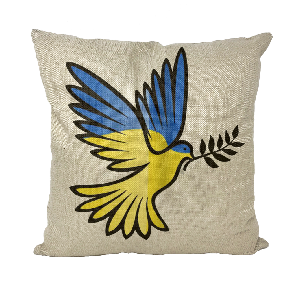 SUPPORT FOR UKRAINE Throw Pillow with Insert - DirectlyPersonalised