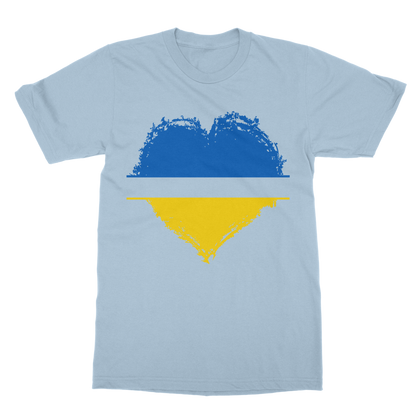 HEARTS WITH UKRAINE Classic Adult T-Shirt - DirectlyPersonalised