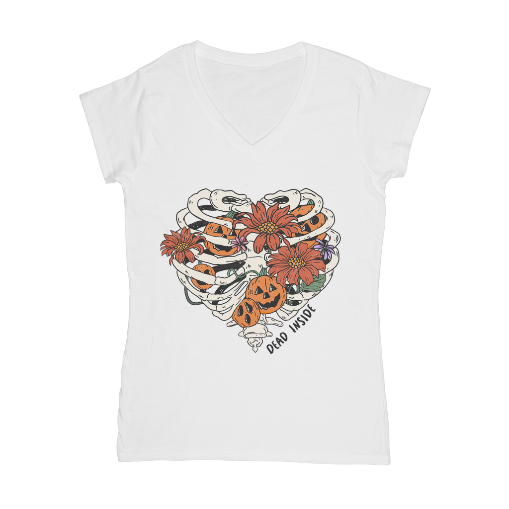 RIB CAGE Classic Women's V-Neck T-Shirt - DirectlyPersonalised