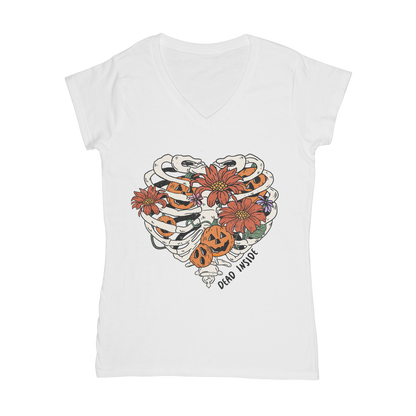 RIB CAGE Classic Women's V-Neck T-Shirt - DirectlyPersonalised