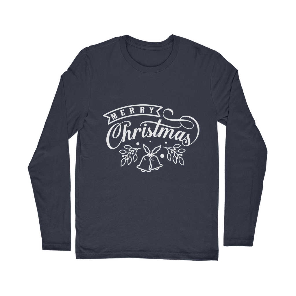 Merry Christmas White Classic Long Sleeve T-Shirt