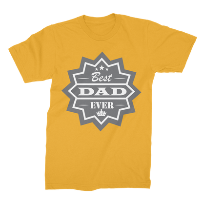 Best Dad Ever Premium Jersey Men's T-Shirt - DirectlyPersonalised