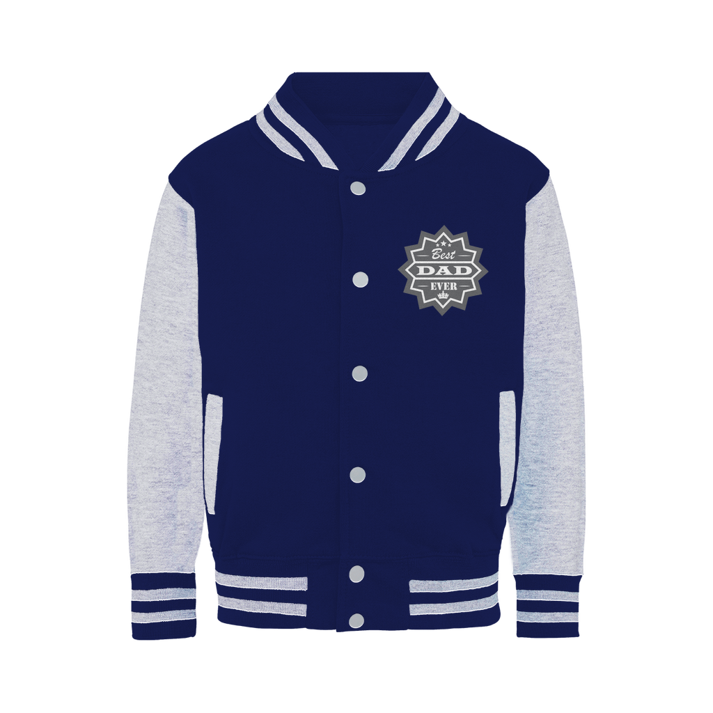 Best Dad Ever Varsity Jacket - DirectlyPersonalised