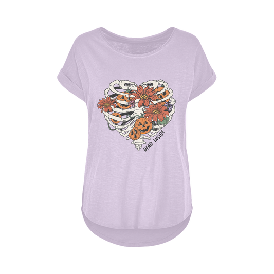 RIB CAGE Women's Long Slub T-Shirt XS-5XL - DirectlyPersonalised