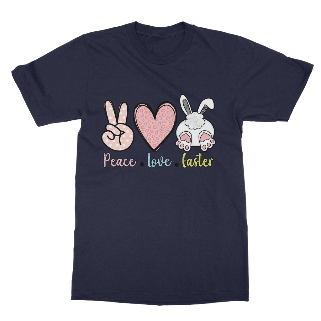 PEACE LOVE EASTER Classic Adult T-Shirt - DirectlyPersonalised