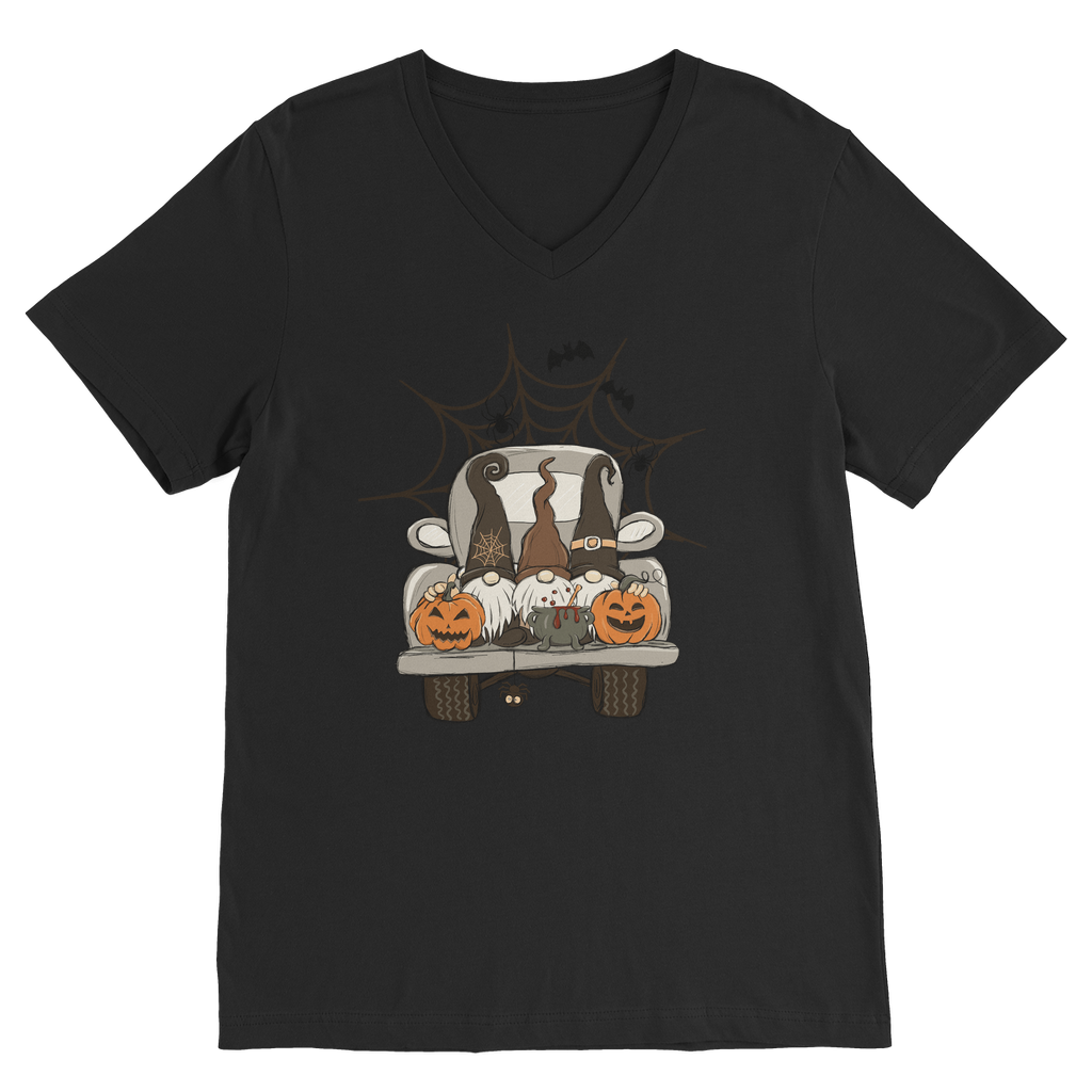 LETS GET SPOOKY Premium V-Neck T-Shirt - DirectlyPersonalised