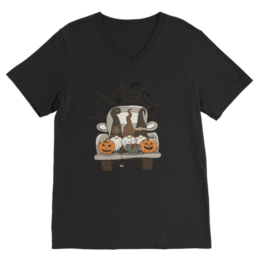 LETS GET SPOOKY Premium V-Neck T-Shirt - DirectlyPersonalised