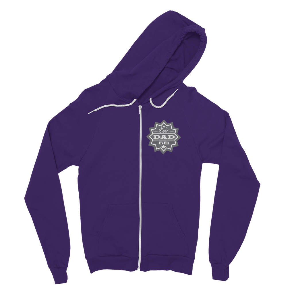 Best Dad Ever Classic Adult Zip Hoodie - DirectlyPersonalised