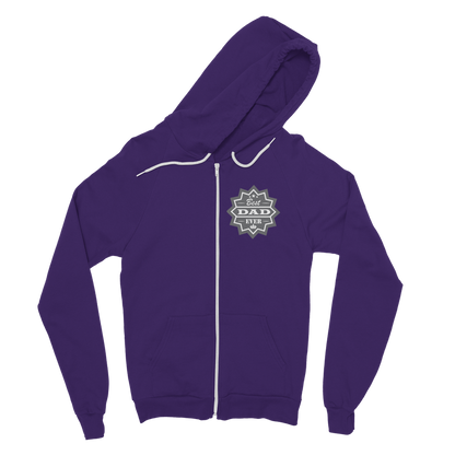 Best Dad Ever Classic Adult Zip Hoodie - DirectlyPersonalised