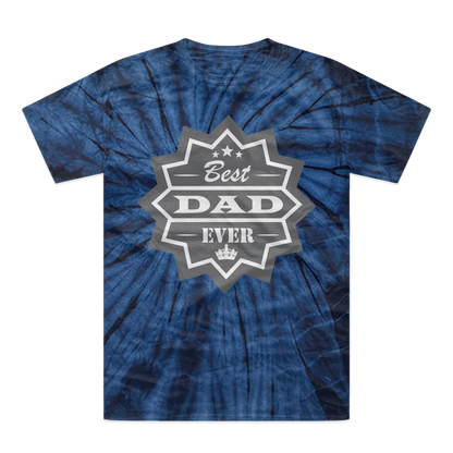 Best Dad Ever Tonal Spider Tie-Dye T-Shirt - DirectlyPersonalised