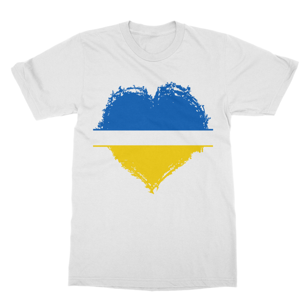 HEARTS WITH UKRAINE Classic Adult T-Shirt - DirectlyPersonalised