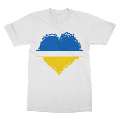 HEARTS WITH UKRAINE Classic Adult T-Shirt - DirectlyPersonalised