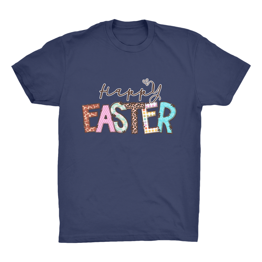 Happy Easter Organic Adult T-Shirt - DirectlyPersonalised