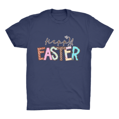 Happy Easter Organic Adult T-Shirt - DirectlyPersonalised