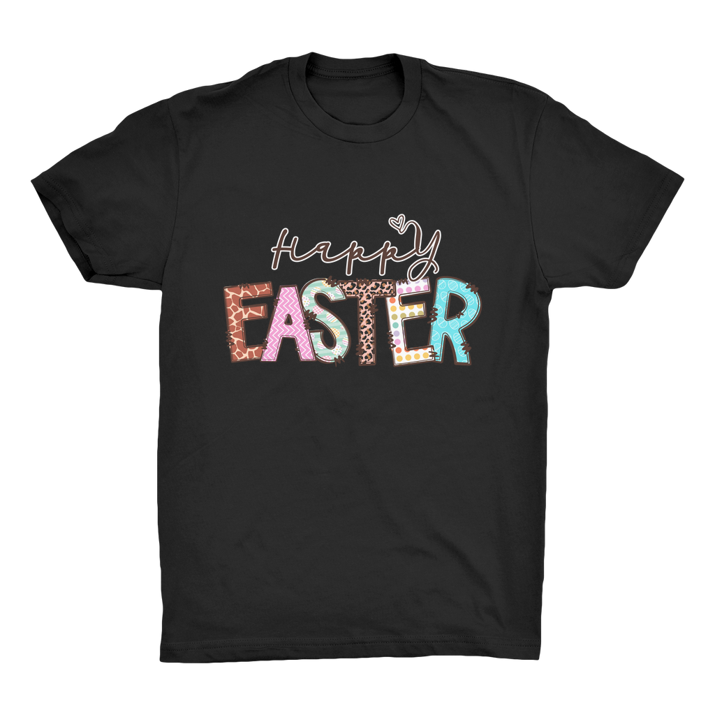 Happy Easter Organic Adult T-Shirt - DirectlyPersonalised